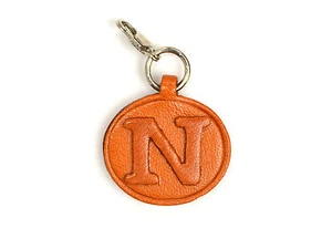 Alphabet/Initial N Handmade Leather Keychain/Charm *VANCA* Made in Japan #26385 - Picture 1 of 11