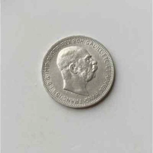 Moneda vintage una corona Austria-Hungría. Emitido en 1914. moneda tipo austriaco - Imagen 1 de 2