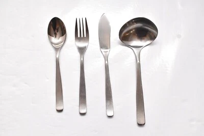 Vintage WMF Cromargan LINE Stainless Steel 4 Piece Set Assorted Flatware Replace - Image 1 of 4
