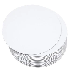 9 Inch White Cake Boards Round 40-Packs Circles Rounds Base Food-Grade Cardbo... - Picture 1 of 7