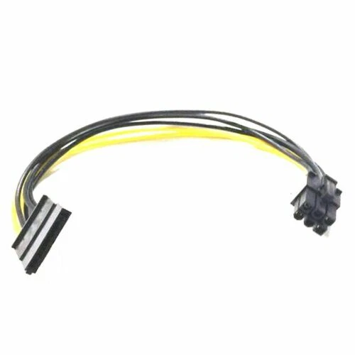 8IN SATA 15-Pin Female to 6-Pin PCI-Express PCIe Video Card Power Adapter Cable - Image 1 of 4