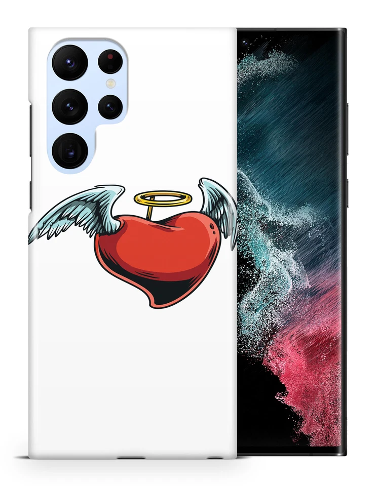 FUNDA FUNDA PARA SAMSUNG GALAXY|LOVE HEART ANGEL CON ALAS Foto 1 de 1