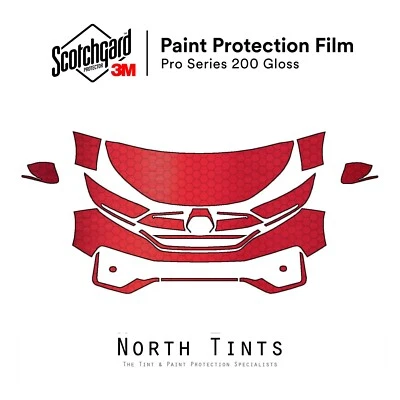 Sujetador transparente con película de protección de pintura precortada serie 3M PRO PPF para Honda CRV 2020-2022 Foto 1 de 4