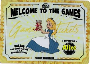 2024 Card.Fun Disney All-Star Sports Invitation Games Ticket DFS01R32 Alice - Picture 1 of 2