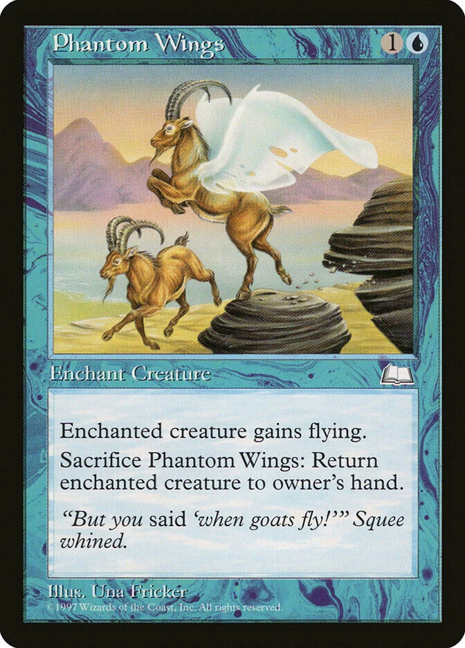 MTG - 4 x Phantom Wings - Playset 4x x4 - Weatherlight Regular - Image 1 of 1