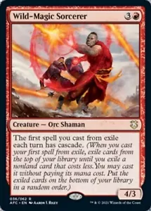 Wild-Magic Sorcerer ~ Commander: Adventures Forgotten Realms [ NM ] [ MTG ] - Picture 1 of 1