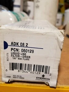ADK-082 Emerson 060129 Liquid Line Filter Drier 1/4" SAE Flare - Picture 1 of 1