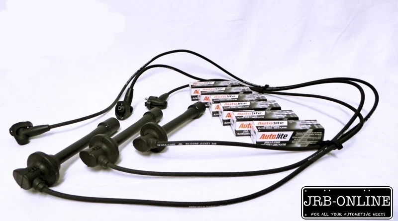 suit TOYOTA VZN167 HILUX Landcruiser Prado VZJ90 5VZFE V6 Spark plugs +IGN leads - image 1 of 1