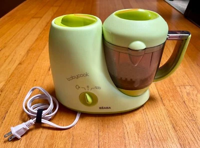 BEABA Babycook 4 in 1 Steam Cooker Blender Baby Food Maker - Tested - Green - Image 1 of 4