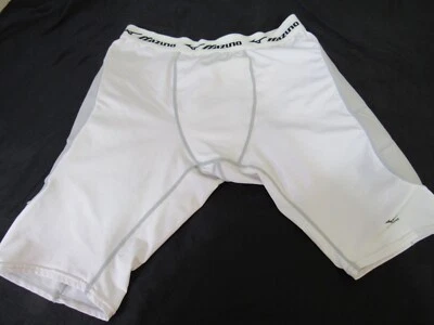 Mizuno DryMate Pad Sliding Protection Cup Insert Shorts  Gray and White Size XL - Image 1 of 4