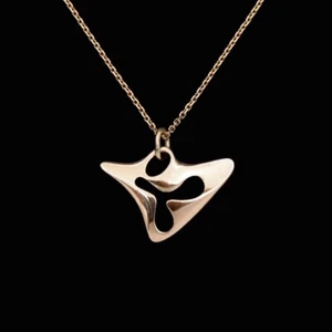 Georg Jensen. 18k Gold Pendant #1119 - Henning Koppel. - Picture 1 of 3