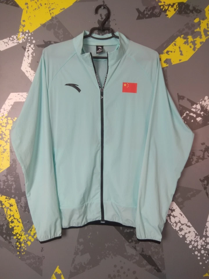Chaqueta para correr de los Juegos Olímpicos de China Anta poliéster como nueva para hombre talla 3XL ig93 Foto 1 de 4