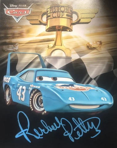 Richard Petty Autographed Racing NASCAR 8x10 JsA Coa K Cover