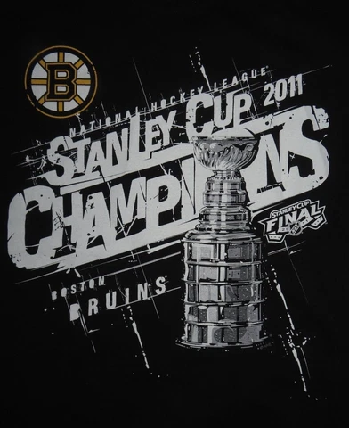 Reebok 2011 BOSTON BRUINS Stanley Cup Champs (LG) T-Shirt Roster BRAD MARCHAND Cover