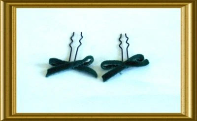 Mini Muñeca Pelo Lazos Verde Terciopelo Scarlett Ohara Accesorio Repuesto Barbacoa Set Foto 1 de 4