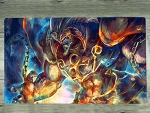 YuGiOh Duel Playmat Exodia TCG CCG Mat Desk Pad Trading Card Game Mat Free Bag - Picture 1 of 5