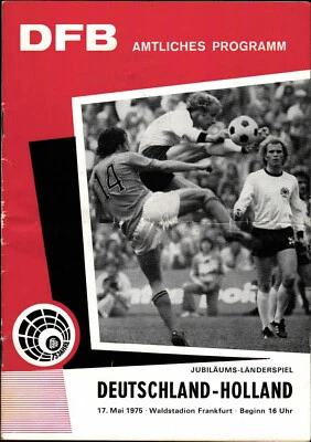 17.05.1975 Deutschland - Holland / Niederlande, Rückblick WM-Finale 1974 - Bild 1 von 4