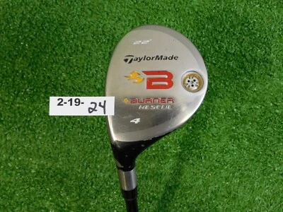 Queimador TaylorMade Rescue 22* mão esquerda 4 híbrido REAX 60 M grafite sênior  - Imagem 1 de 4