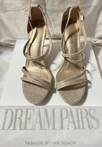 Dreampairs high heels Gold/Glitter GiGI Women’s 11 Special Occasions Wedding - Picture 1 of 7