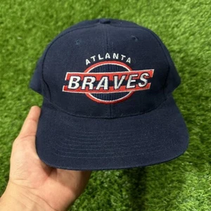 Vintage Atlanta Braves Baseball verstellbare Kappe Mütze Sport Spezialitäten DEADSTOCK - Bild 1 von 5