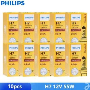 10pcs Philips Standard H7 12V PX26d 12972C1 3200K Original Car Halogen Headlight - Picture 1 of 7