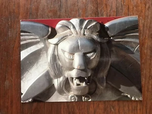 Lion Head Wood Carving Circus World Museum New Unused Postcard Photo Jim Morrill - Picture 1 of 3