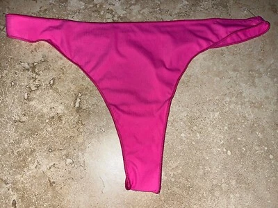 Tanga panty rosa grande hilo colágeno Intimately By Free People nuevo con etiquetas Foto 1 de 2