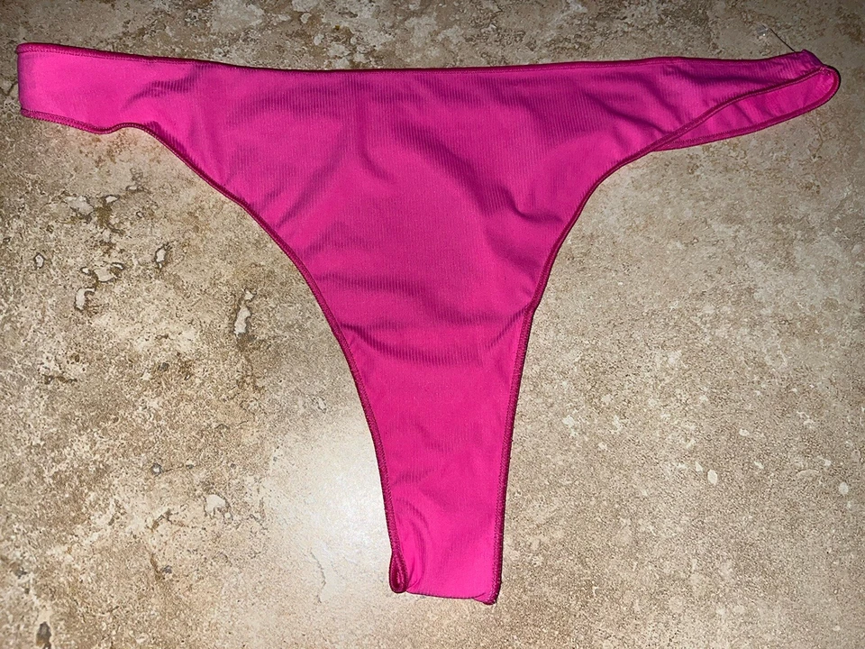 Nuevo con etiquetas Tanga Intimately By Free People Hilo Colágeno Rosa XL Foto 1 de 2