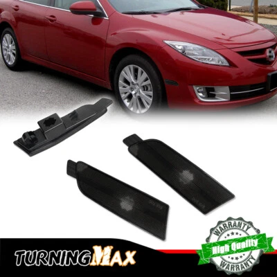 Cubiertas reflectoras marcadoras delanteras ahumadas para 2009 2010 2011 2012 22013 Mazda 6 Foto 1 de 4
