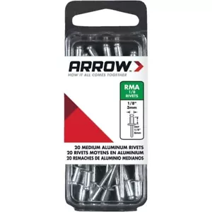 (6-20 ct) - Freccia 1/8 di pollice x 1/4 di pollice Rivetto permanente in alluminio modello: RMA1/8 - Foto 1 di 1