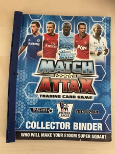 Match Attax Premier League Trading Card Binder 2013/14 incomplete - Picture 1 of 6