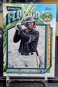 2024 Topps Pro Debut  Braylin Tavera Greetings From Florida - Picture 1 of 2