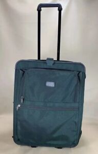 Used Tumi Made In USA Green Ballistic 22” Upright Vertical Wheeled Garment Bag