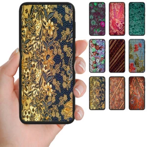 For Samsung Galaxy Series - Batik Pattern Print Mobile Phone Back Case Cover #2 - Picture 1 of 10