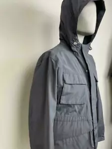Chaqueta con capucha Timberland Windbreaker Sls media cremallera para hombre nueva con etiquetas A1MZH-M45 - Imagen 1 de 12