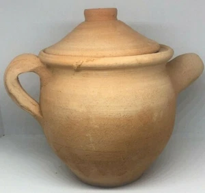 New Earthenware Cookware Teapot Jug Pottery Hand Carved Decor Brown Local ART - Picture 1 of 12
