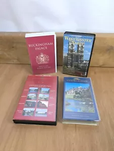 Buckingham Palace ~ Sandringham ~ Westminster Abbey ~ Stately Homes - VHS Bundle - Imagen 1 de 10