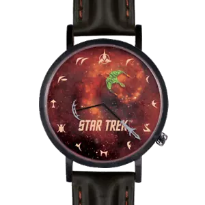 Orologio da polso al quarzo Star Trek: The Next Generation Klingon Bird of Prey NUOVO IMBALLATO - Foto 1 di 2