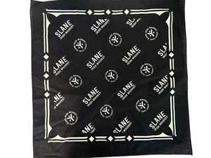 Bandana Slane Irish Whiskey Black 21” NUEVA - Imagen 1 de 3