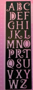 Xcut Sizzix Compatible Alphabet 26 Letter Full Set Die Cutter - Picture 1 of 2