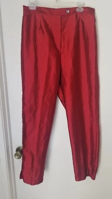 Брюки Sag Harbor Bice оранжевые атласные размер 14 - Изображение 1 из 2