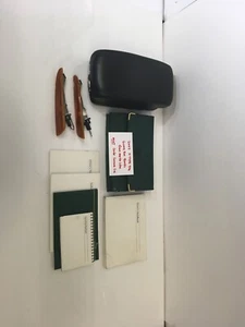 2003 JAGUAR X TYPE SEDAN MINT BLACK LEATHER SLIDER CENTER CONSOLE LID - Picture 1 of 1