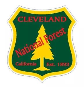 Cleveland National Forest Sticker R3217 California YOU CHOOSE SIZE - Picture 1 of 1