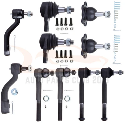 10Pcs Front Ball Joint Idler Pitman Arm Tie Rod Fits 1993-1994 Chevrolet Blazer — 第 1/4 张图片