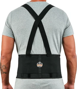Ergodyne Proflex 1650 Back Support Belt, 7.5" Elastic, Adjustable, Removeable - Picture 1 of 12