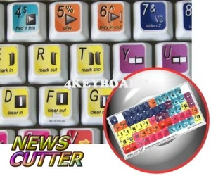 Avid NewsCutter keyboard sticker - Picture 1 of 1