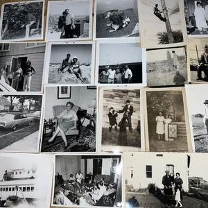 500 Vintage Antique Snapshots Photos BW Old Photographs Black White Lot aa - Picture 1 of 7