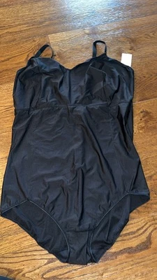 Body Shape by Cacique Lane Bryant Nivel 2 Negro Talla Grande 26/28 $45 Nuevo con Etiquetas Foto 1 de 4