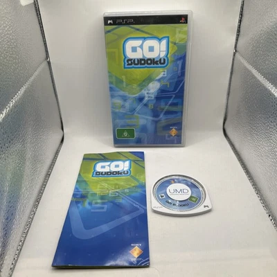 Go! Sudoku • PSP Playstation Portable Game + Manual (2005) Complete CIB • Puzzle - Image 1 of 4