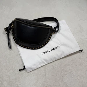ISABEL MARANT SKANO Nieten Mini Body Bag Schwarz Authentisch, Rang B - Bild 1 von 12